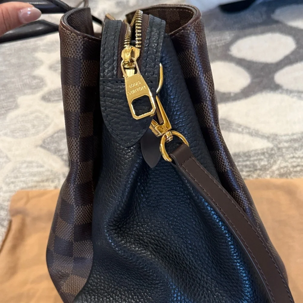 Louis Vuitton Damier two tone cross body bag